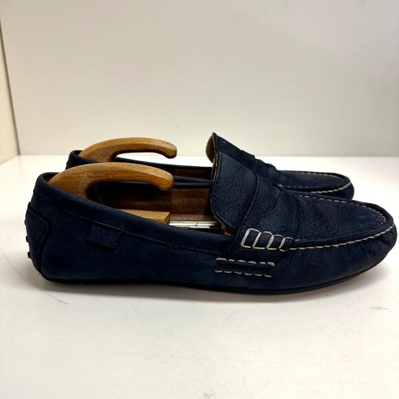 Polo by Ralph Lauren Navy Loafers - Picture 2 of 12